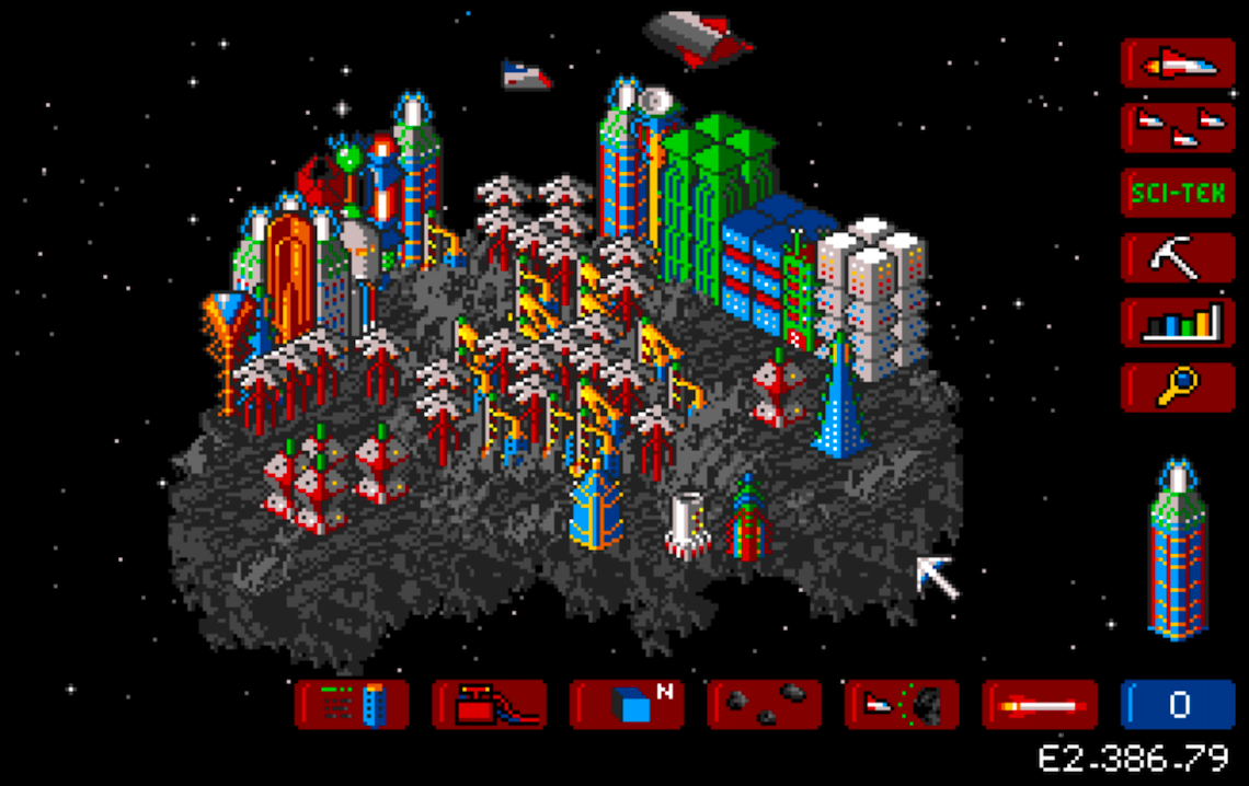 Screenshot of the K240 game by Gremlin Graphics for Amiga